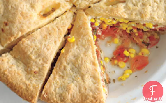Tarte aux Tomates et au Maïs