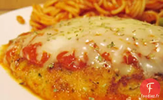 Poitrines De Poulet Italiennes Enrobées De Parmesan