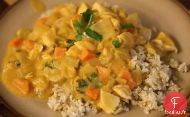 Ragoût De Poulet Au Lait De Coco