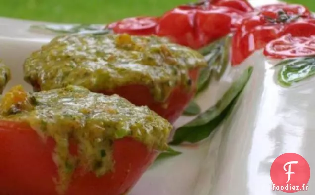 Tomates au Pesto Cuites au Four