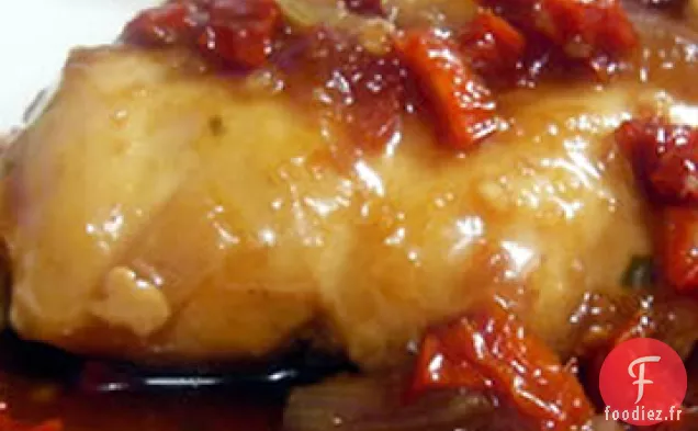 Poulet à l'Oignon en Sauce Balsamique