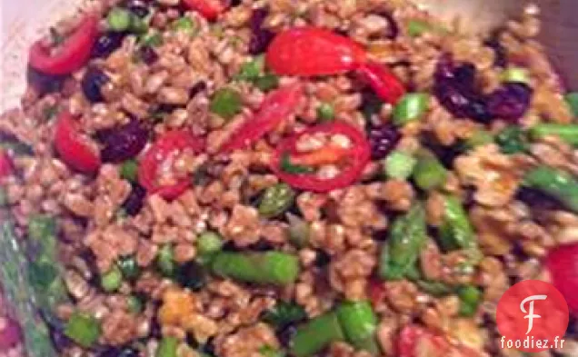 Salade Farro aux Asperges et au Parmesan