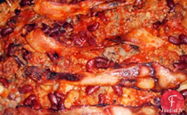 Casserole de Hamburger, de Pommes de Terre et de Haricots rouges