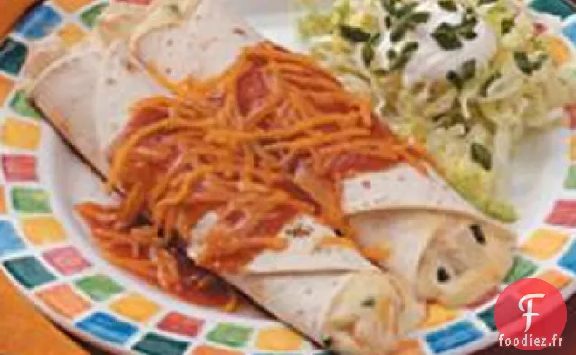 Enchiladas au Poulet Jalapeno