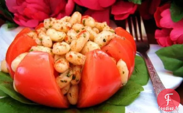 Salade de Haricots Blancs et Tomates