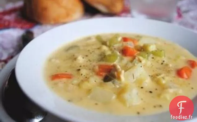 Chaudrée de Maïs au Poulet Mexicain