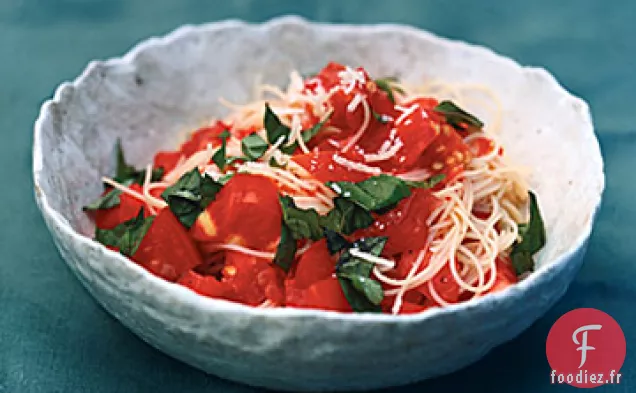 Pâtes aux Cheveux d'Ange avec Sauce Tomate Fraîche
