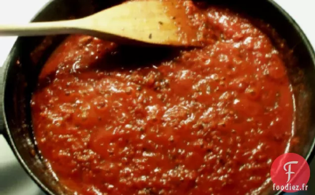 Sauce À Spaghetti Mijotée Lentement