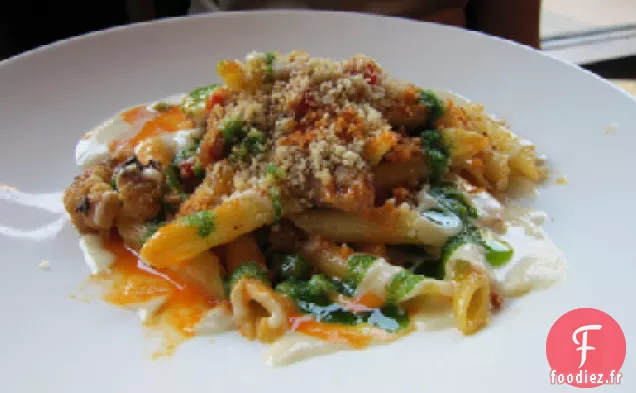 Salade de Cavatelli aux Artichauts et Fromage de Chèvre