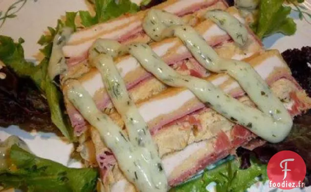 Terrine de Poulet, Prosciutto, Mortadelle et Artichaut