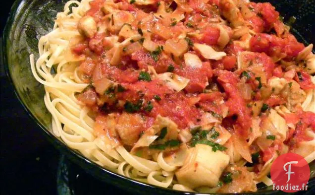 Sauce pour Pâtes Avec un Cœur <3