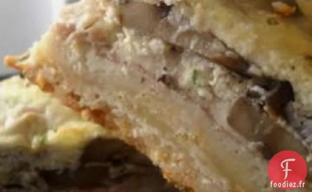 Tarte aux Artichauts, Champignons et Jambon de Parme