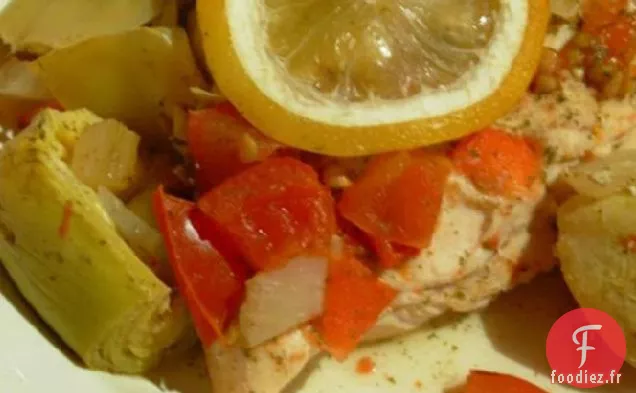 Poulet aux Artichauts et Citron