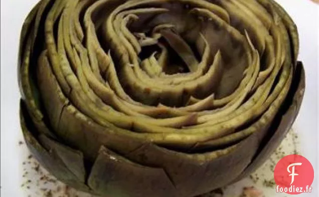 Artichauts Frais À La Vinaigrette Au Champagne