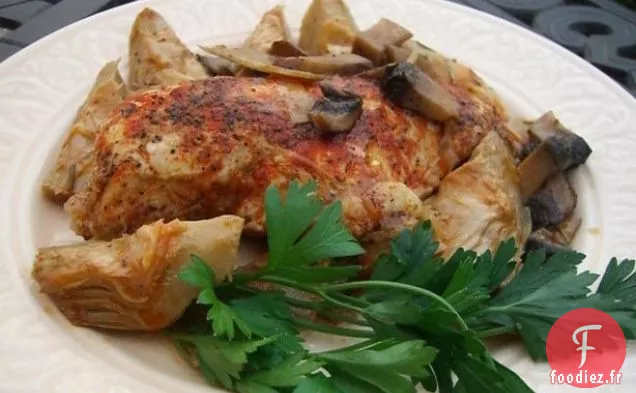 Artichauts Grillés à l'Ail et au Beurre de Vin Blanc