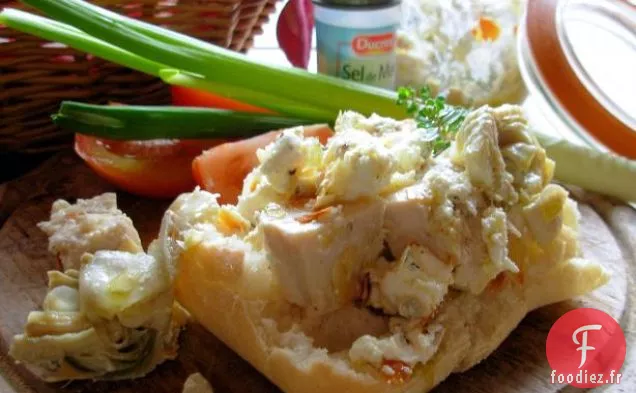 Poulet Parisien aux Champignons Portabella et Artichauts