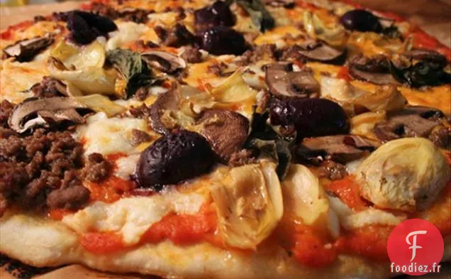 Artichaut Bouilli Avec Trempette Au Beurre d'Ail