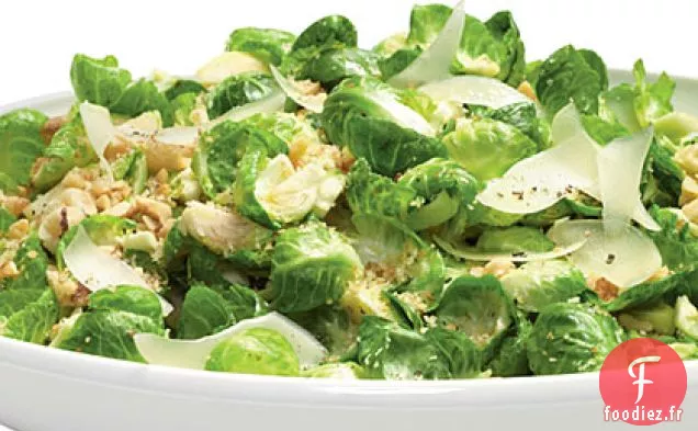 Salade de Choux de Bruxelles Chauds aux Noisettes