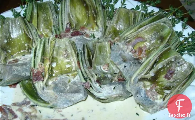 Trempette de Crabe aux Artichauts
