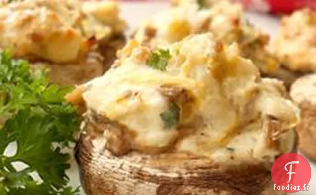 Champignons Farcis aux Artichauts