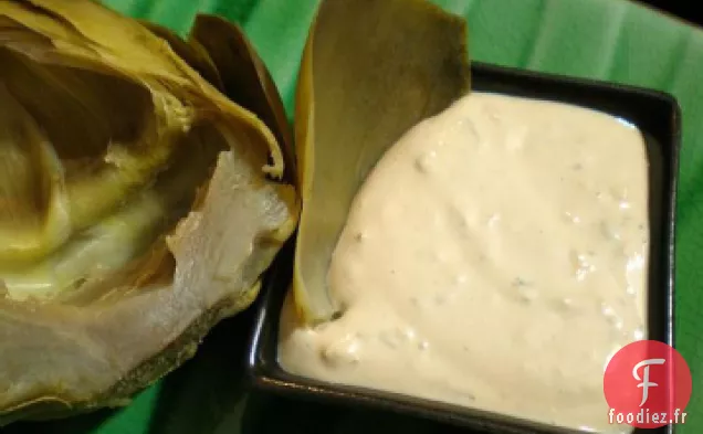 La Meilleure Sauce Trempette de Maman pour l'Artichaut Cuit à la vapeur