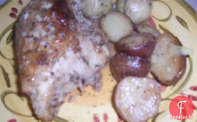 Poulet Vesuvio