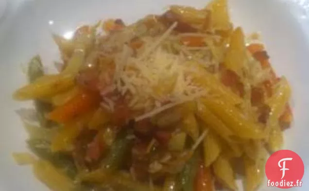 Penne aux Artichauts, Pancetta et Thym