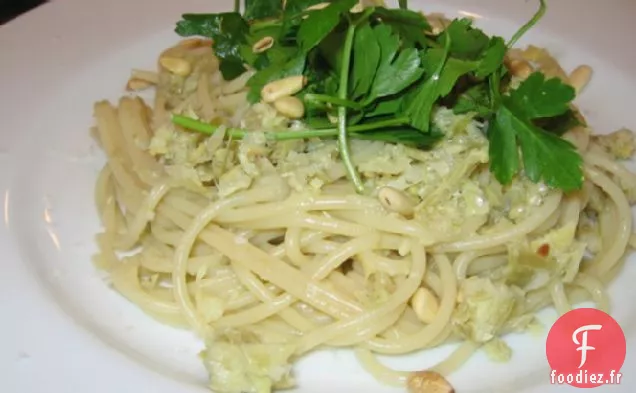 Pâtes au Pesto d'Artichaut