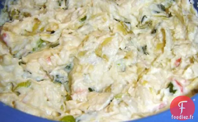 Tartinade de Crabe aux Artichauts (Pour la Mijoteuse)