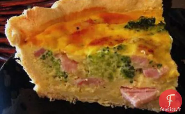 Quiche au Jambon et au Brocoli