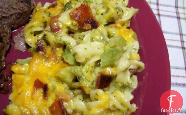 Macaronis Au Brocoli Au Fromage Et Au Bacon
