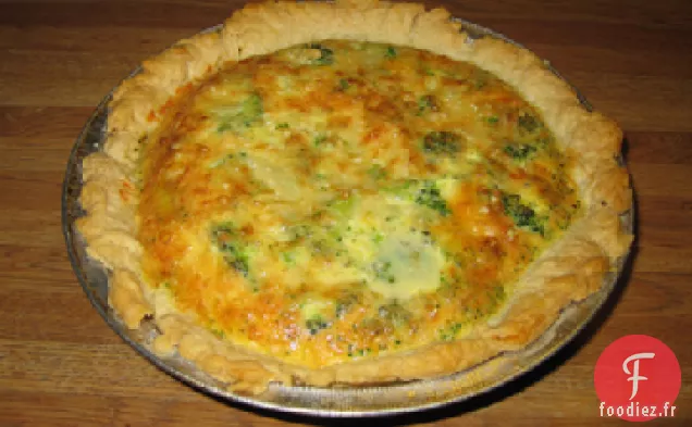 Quiche citron-brocoli