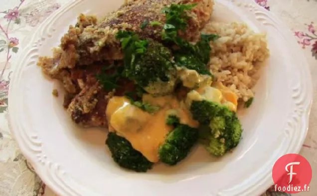 Poitrines de Poulet Au Brocoli et au Vin