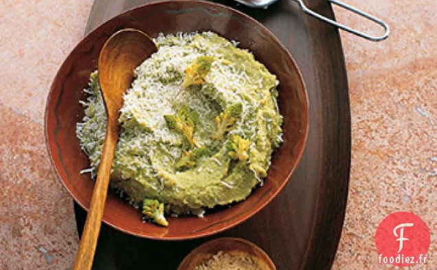 Brocoli Romanesco et Purée de Parmesan