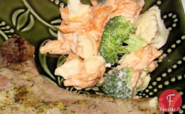 Salade de Brocoli, Chou-fleur et Carottes