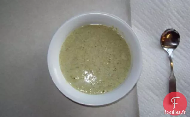 Soupe de Brocoli à la Crème de Brocoli à Faible teneur en Glucides de Paul