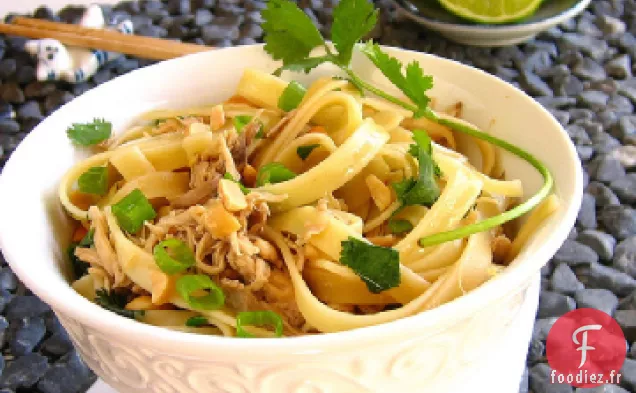 Pâtes au Poulet Thaï Facile