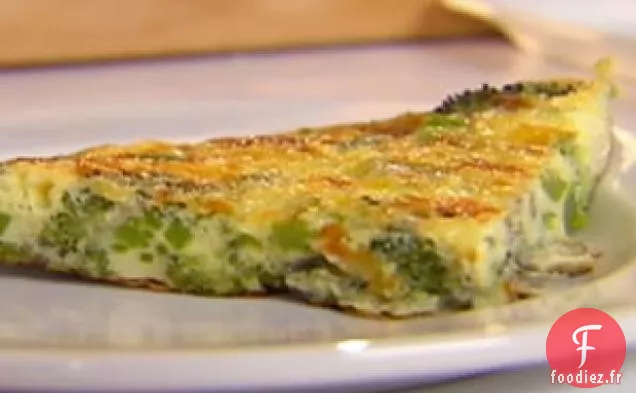 Frittata au Brocoli et au Cheddar