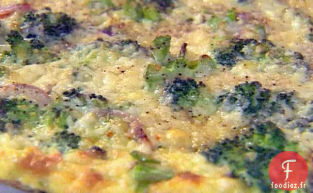 Frittata au Brocoli et au Cheddar