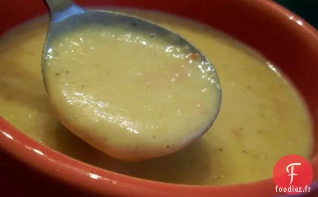 Chaudrée De Cheddar Au Poivron Rouge