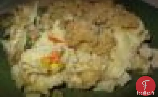 Casserole de Restes de Légumes de Dinde de Thanksgiving