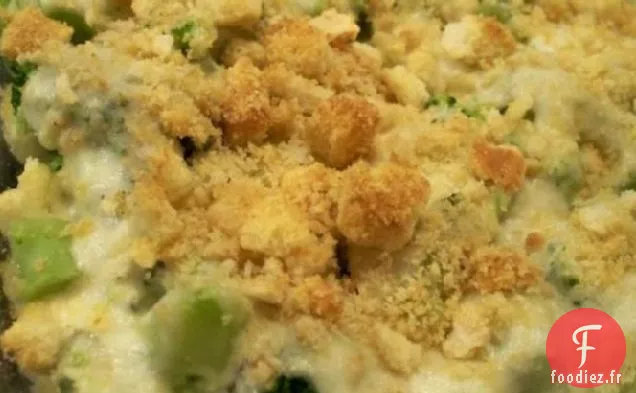 Brocoli Au Four Avec Sauce Au Fromage Bleu