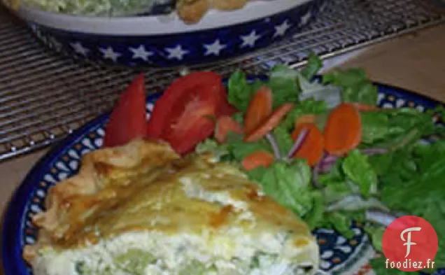 Quiche au Brocoli et au Provolone