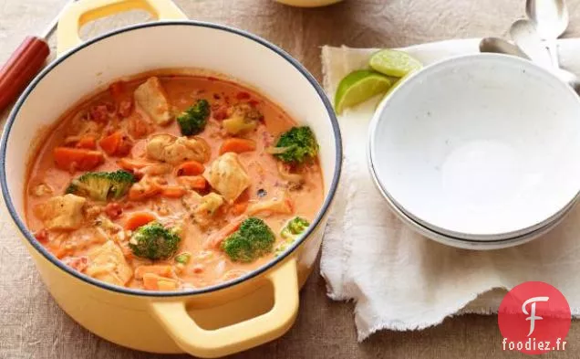 Curry de Poulet Facile aux Légumes