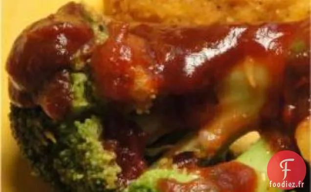 Brocoli au citron vert et au piment et un coup de pied!