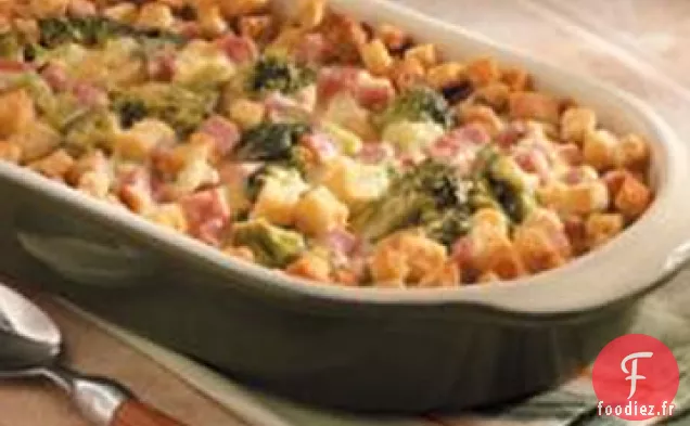 Cuisson au Jambon de Brocoli