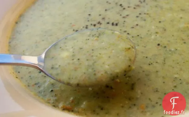 Soupe à la Crème de Brocoli au Curry