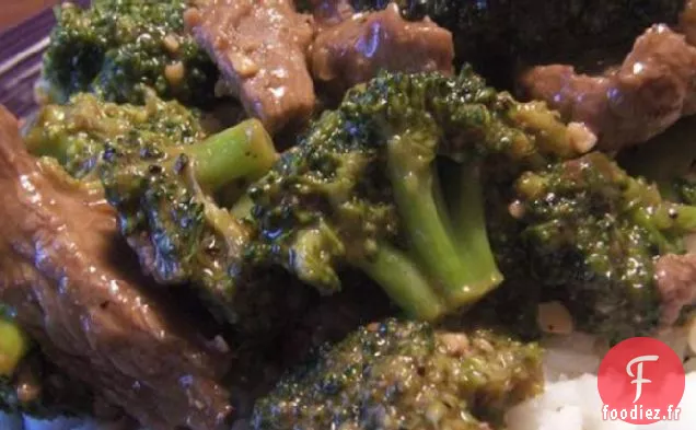 Boeuf Sauté et Brocoli à la sauce aux huîtres