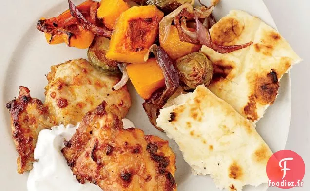 Rôti de Poulet et de Légumes au Curry