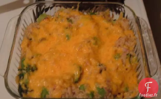 Brocoli Cuit Au Four Avec Du Riz